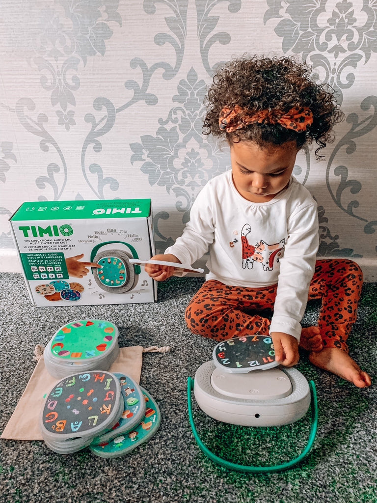 Timio Audio Player für Kinder: Pädagogisches Lernspielzeug mit Musik und  Geschichten