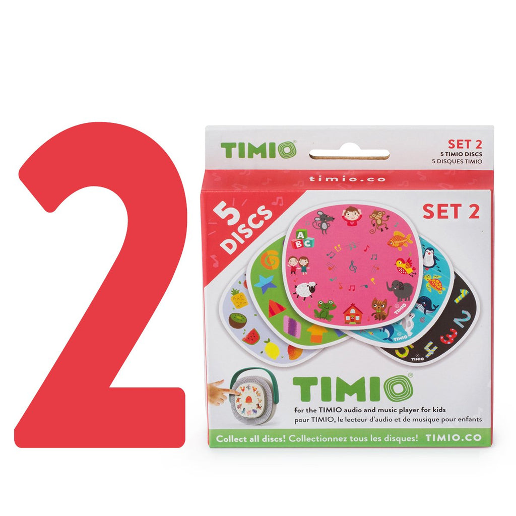 TIMIO Starter Kit: The Screen-Free, Interactive Educational Audio &  Learning Toy from 2 Years on with 5 Discs + 8 Languages  DE/EN/FR/ES/IT/NL/CN/PT
